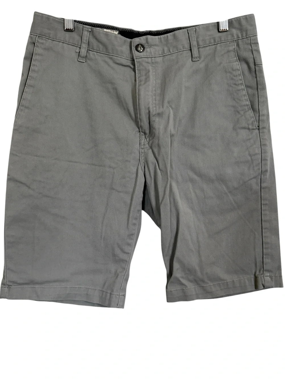 Volcom Frickin Modern Stretch Chino Shorts Gray Men’s Size 32 Casual Skate Golf
